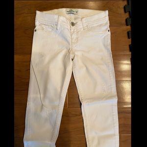 Abercrombie Kids White Jeans